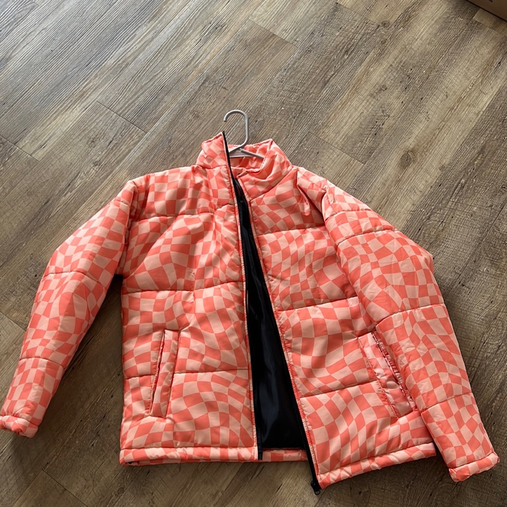 Fun checkered pattern jacket